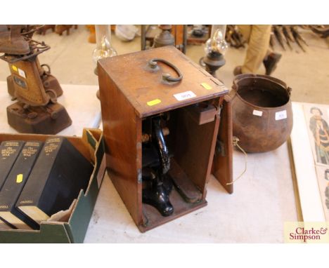 A W.R. Pryor &amp; Co. microscope in mahogany case