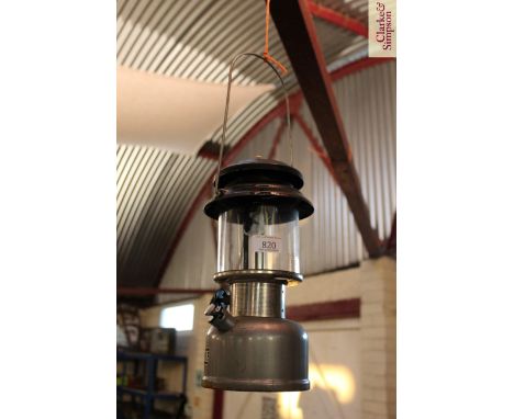 A Tolman Unleaded Tilley type lamp