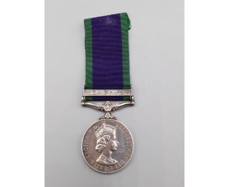 Campaign Service Medal with 'Radfan' Clasp to 23901683 Pte. L.M. Smith, Royal Army Ordnance Corps. 