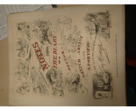 FOTHERGILL, George. Notes from the Diary of a Doctor, Sketch Artist and Sportsman, illustrated pub 1901, and Twenty Sporting 