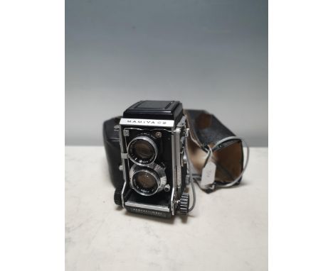 A Mamiya C3 Professional Twin Lens Reflex Camera, with Mamiya Sekor Lenses 