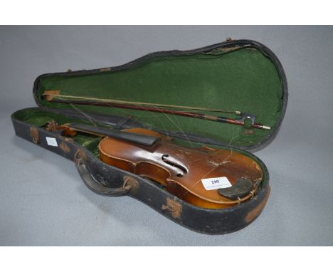 Small Violin in Travel Case with Bow 