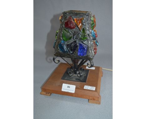 Peter Marsh Coloured Rock Table Lamp 