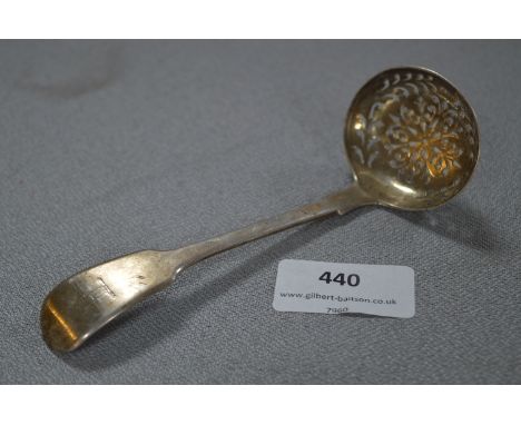 Georgian Silver Hallmarked Sifter Spoon - Approx 62g 