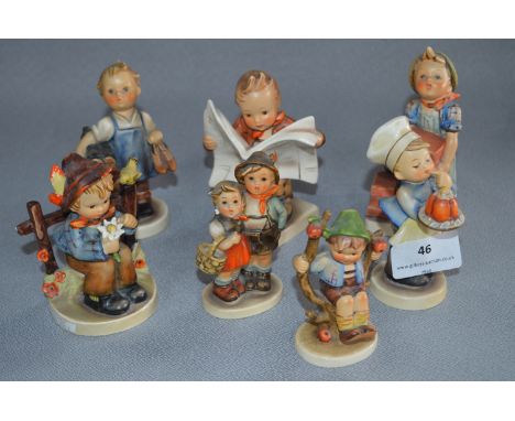 Collection of Seven Goebel West German Figurines 