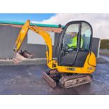 JCB 8018 EXCAVATOR EXPANDING TRACKS *READING 1862 HOURS*