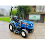 ISEKI TM3265 4WD COMPACT TRACTOR *446 HOURS* C/W MOWER DECK & ROLE BAR