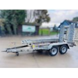INDESPENSION TWIN AXLE PLANT TRAILER C/W LOADING RAMP