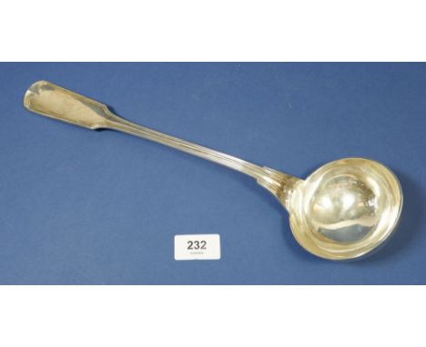 An Austrian 800 standard silver ladle marked 'JCK' Josef Carl Klinkosch, Vienna, 326g approx 