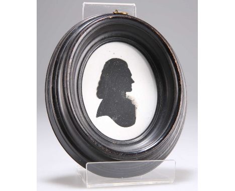 ATTRIBUTED TO JOHN MIERS (CIRCA 1758-1821) PORTRAIT SILHOUETTE OF LORD BANFF Silhouette8.5cm x 6cm
