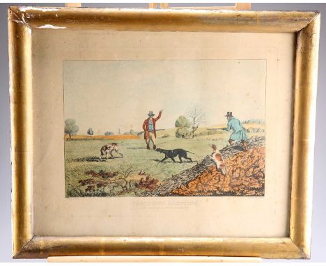 19TH CENTURY AFTER HENRY THOMAS ALKEN (1784-1851) SET OF FOUR HUNTING SCENES Coloured engravings, published by PollardEach 28