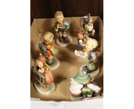 SEVEN GOEBEL FIGURES