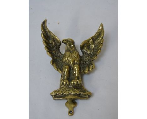 Brass eagle door knocker