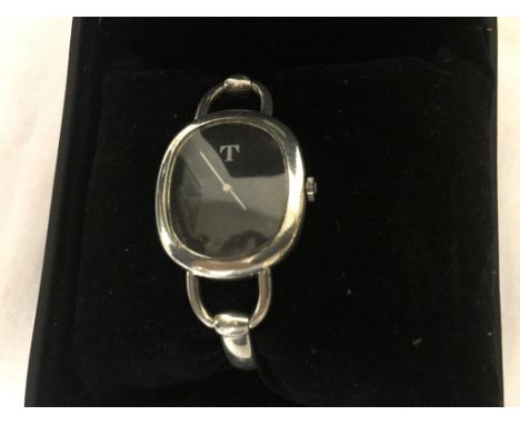 A 1970's Tissot ladies watch in silver