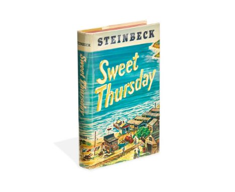 John Steinbeck, Sweet Thursday, first edition, signed by the author [New York, 1954] single volume, title printed in red and 