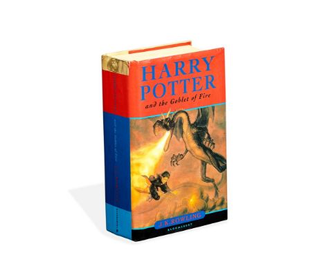 J. K. Rowling, Harry Potter and the Goblet of Fire, first edition, signed by the author, Omnia Books printing [UK, 2000] sing