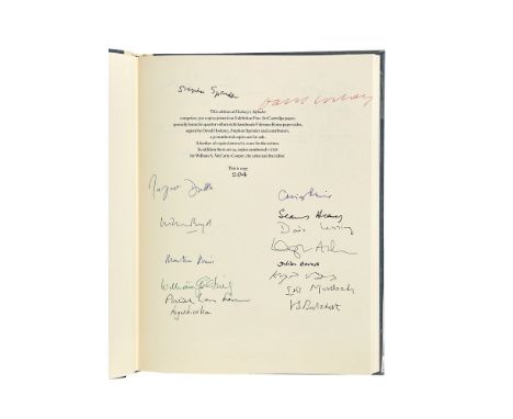 Hockney's Alphabet, limited edition [UK 1991] single volume, signed by Hockney, Spender and contributors (including William B