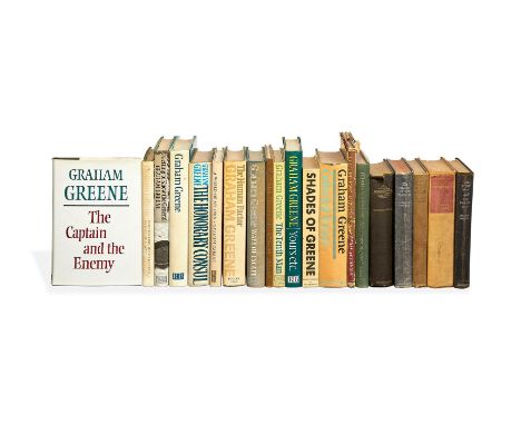 Graham Greene, a vast collection of works, most first editions [UK, 1930-1992] a group of 46 volumes, comprising: The Name of