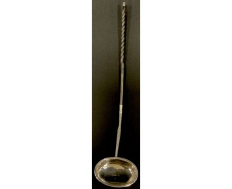 A George IV silver toddy ladle, George Knight, London 1821