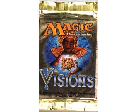 Magic The Gathering TCG - Visions Booster Pack. Sealed. Contains 15 MTG trading cards from the Visions Expansion release. Pro