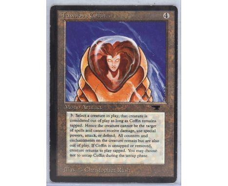 Magic The Gathering TCG. Tawnos's Coffin. Antiquities Expansion MTG card. Provenance: from the collection of a former player 