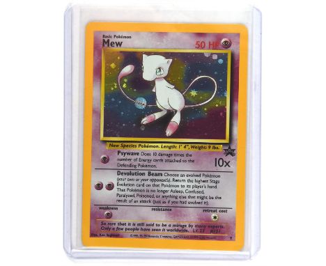 Pokemon TCG. Wizards of the Coast Black Star Mew Promo Holo 9. This item is from the collection of the former Managing Direct