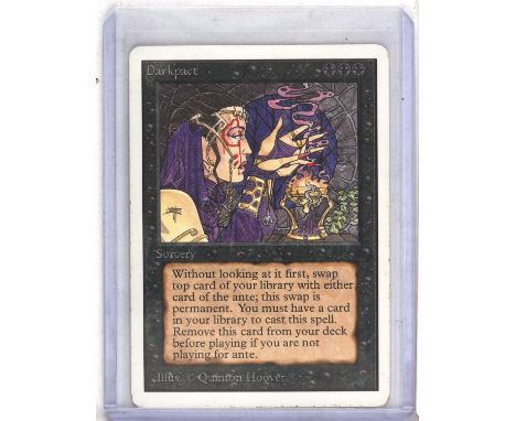 Magic The Gathering TCG. Nightmare and Darkpact. x2 Unlimited Edition MTG cards (2). Provenance: from the collection of a for