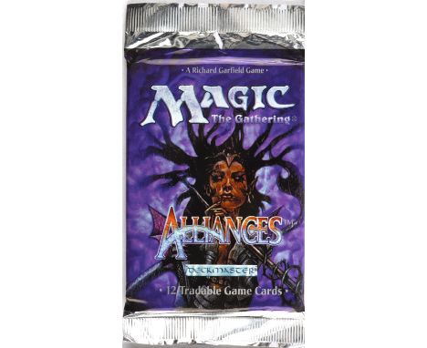 Magic The Gathering TCG - Alliances Booster Pack. Sealed. Contains 12 MTG trading cards from the Alliances  Expansion release