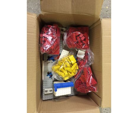 A box of vintage Lego.