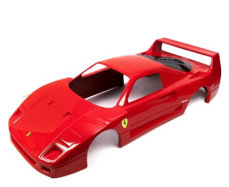 A 1:3 scale fibreglass 'Ferrari F40' body shell,modern, cast from an original produced by Pininfarina/Ferrari for shows and m