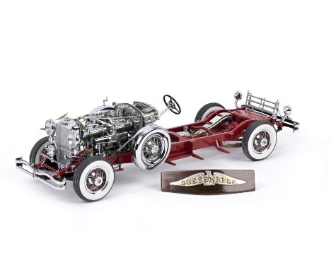 A 1:15 scale model of a 1933 Duesenberg 'SJ' 'Brunn' chassis, by Gerald Wingrove,finely detailed scratch-built model of the '