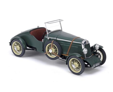 A 1:20 scale scratch-built model of a 1930 Lea-Francis Hyper Sports by Gerald Wingrove,finely detailed 'curbside' model, 1 of