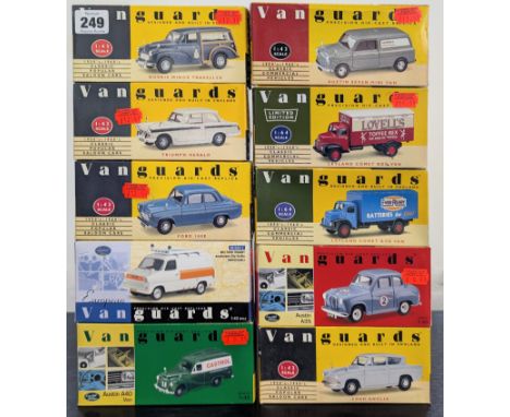 Vanguards, VA10004 - 'RAF Traveller' diecast model, with 9 Vanguards models, 4 limited edition, all boxed. (10)