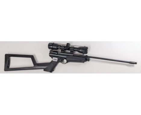 Crosman Rat Catcher, 2250XL-Model 1399- .22 C02 air rifle (tactical finish) with scope, unboxed. Purchaser must be over the a
