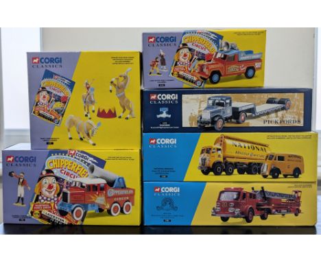 Corgi Classics, 31901- 'Mary Chipperfield's Liberty Horses' diecast model, with 5 Corgi Classics, 1 limited edition, all boxe