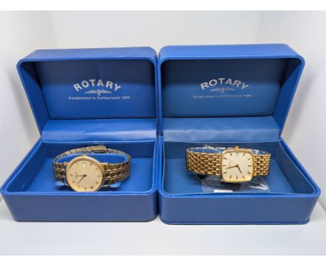 Rotary, a collection of 4 Rotary watches, and 2 additional watches, makes of Sewills, all boxed. (6)