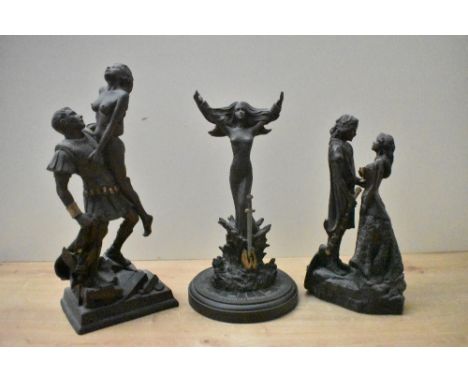 A group of five Heredities studies comprising 'Tristan and Isolde' 1676/2000 model number AE005, 'Lady of the Lake' 1138/2000