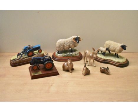 A Border Fine Arts study 'Up to Scratch' model number A25893 sold alongside Border Fine Arts The County Show 'Black Faced Ram