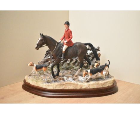 A Border Fine Arts figure group 'Boxing Day Meet' model number B0876 by Anne Wall with signature to rear, limited edition 360