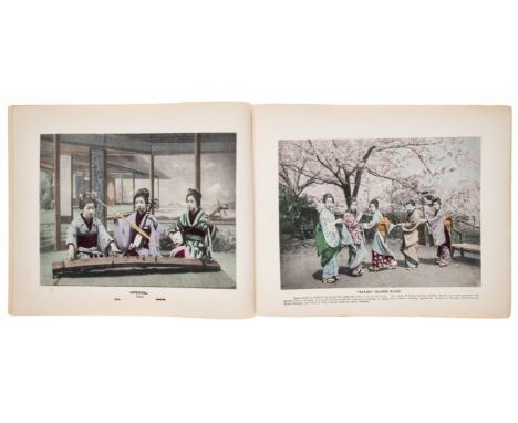 Japan.- Takashima (Suteta) Illustrations of Japanese Life, 3 vol., 36 colour tinted photographic plates, some spotting, bound