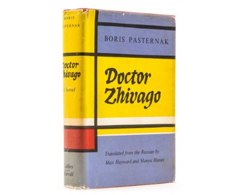 Pasternak (Boris) Doctor Zhivago, translated by Max Hayward and Manya Harari, first English edition, ink signature on front f