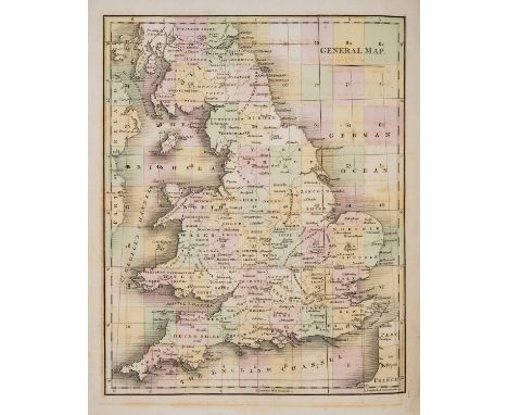 NO RESERVE Britain.- Cary (John) Cary's New Map of England and Wales with Part of Scotland, engraved title, hand-coloured gen