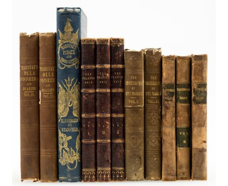 NO RESERVE Marryat (Frederick) The Phantom Ship, 3 vol., without half-title and adverts from vol.3, occasional spot, contempo