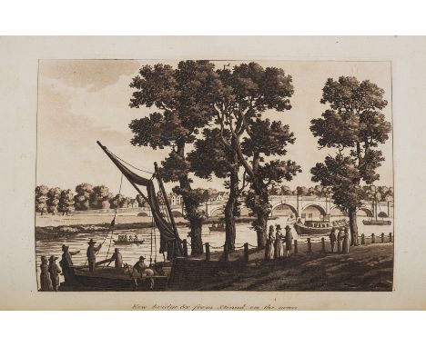 London.- Ireland (Samuel) Picturesque Views on the River Thames, 2 vol., first edition, half-titles, additional aquatint titl