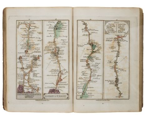 London.- Cary (John) Cary's Survey of the High Roads from London to Hampton Court, Ware, Bagshot..., first edition,  2 genera