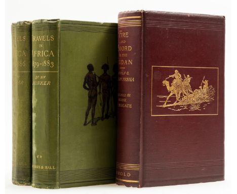 Africa.- Junker (Dr. Wilhelm) Travels in Africa during the Years 1879-1883; 1882-1886, vol. 2-3 only (of 3), first edition, h