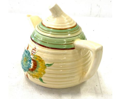 Clarice Cliff honey dew green teapot c 1936 