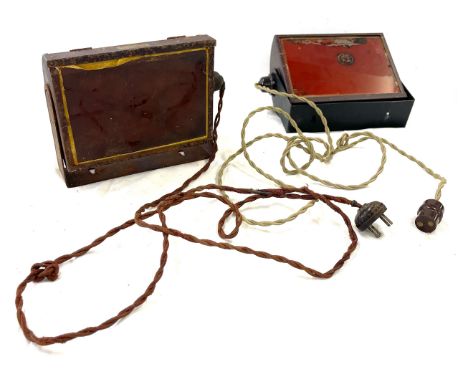 2 Vintage theatre light, in need of rewiring 