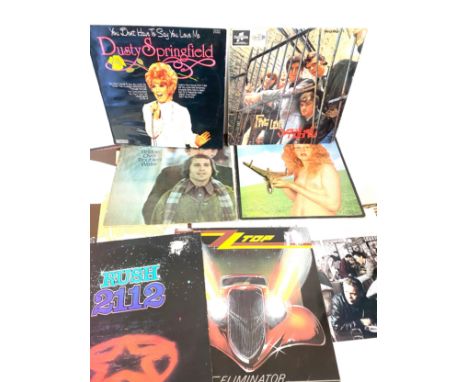 Large selection of vintage records UB40, ZZ top eliminator , Led Zeplin, blind faith etc 