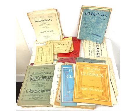 Large selection of vintage sheet music 
